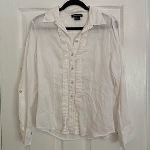 Nordstrom Paper White Blouse